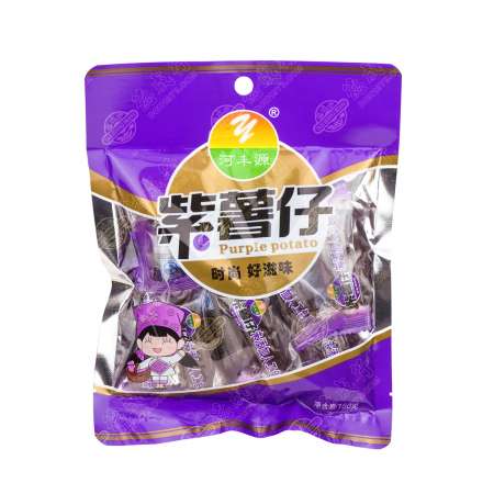 HEFENGYUAN Dried Purple Potato 150g 河丰源 紫薯仔 未添加人工色素 150g 河豐源 紫薯仔 未添加人工色素 150g