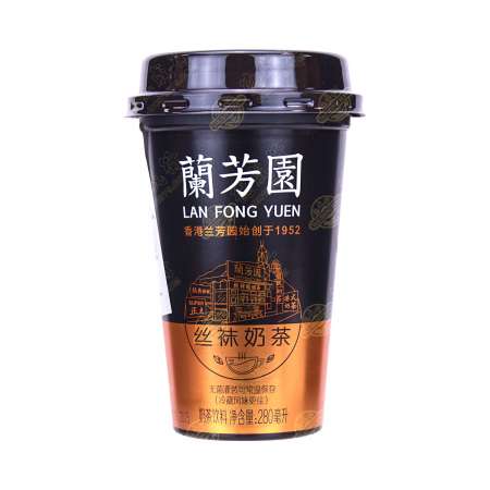 LANFONGYUEN Milk Tea 280ml 兰芳园 丝袜奶茶 280ml 蘭芳園 絲襪奶茶 280ml
