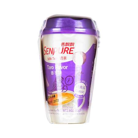 SENPURE Classic Milk Tea (Taro Flavor) 80g*3Cups - Tak Shing Hong