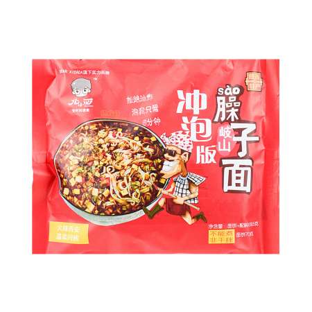BEIXIAOXI Qishang Saozi Noodle 109.5g 北小西岐山臊子面(冲泡版) 109.5g 北小西岐山臊子面(衝泡版) 109.5g