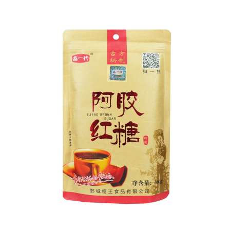 HK JINYIFUN Ejiao Brown Sugar 300g 鑫一代 阿胶红糖 300g 鑫一代 阿膠紅糖 300g