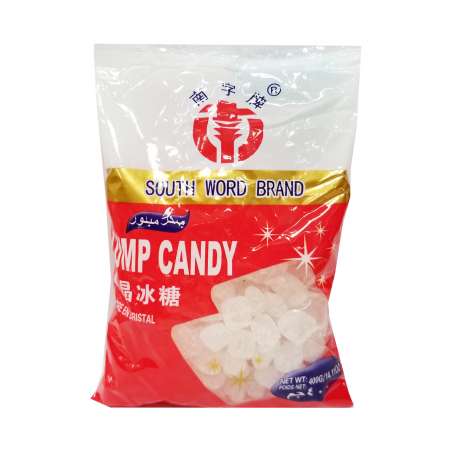 SOUTH WORD BRAND Lump Sugar (White) 400g 南字牌 单晶冰糖(白) 400g 南字牌 單晶冰糖(白) 400g