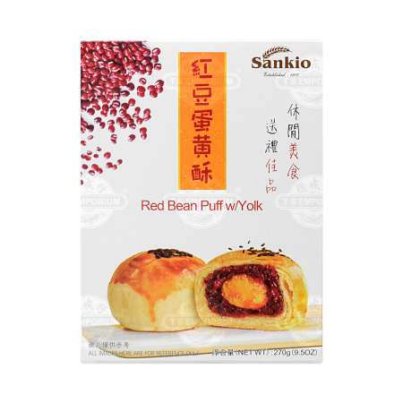 SANKIO 红豆蛋黄酥 270g SANKIO Red Been Puff With Yolk 270g