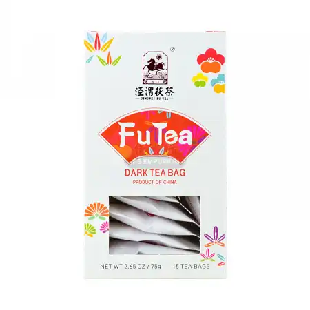 JINGWEI FU TEA  Dark Tea Bags 15tea bags/75g