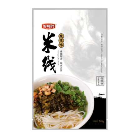 HAOGEMEN Chongqing Style Rice Noodle Sour Vegetable Flavor 248g 好哥们 重庆风味 酸菜味米线 248g 好哥們 重慶風味 酸菜味米線 248g