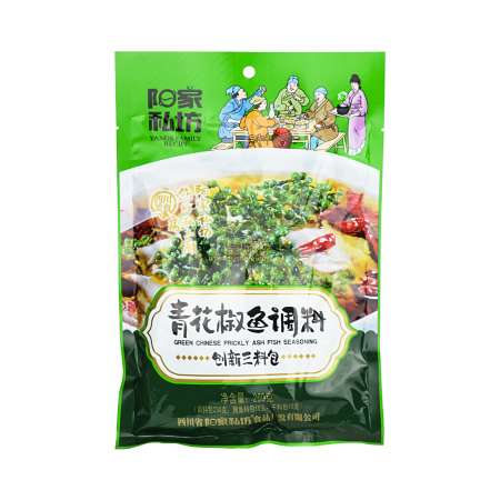阳家私坊青花椒鱼调料260g 美国德成行 阳家私坊青花椒鱼调料260g 美国德成行