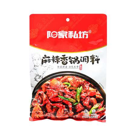 YANGS FAMILY RECIPE Hot Pot Condiments 168g 阳家私坊 麻辣香锅调料 168g 陽家私坊 麻辣香鍋調料 168g