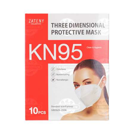 ZATENY KN95 三维防护口罩 10片入 ZATENY KN95 Three Dimensional Protective Mask 10pcs