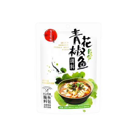 有言有味青花椒鱼调料2g 美国德成行 有言有味青花椒鱼调料2g 美国德成行