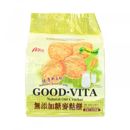 A-TASTE 无添加糖麦麸饼 20袋入/380g