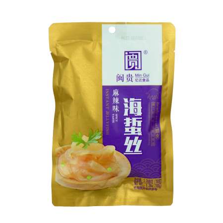 MIN GUI Instant Jellyfish Spicy Flavor 150g 闽贵 即食海蜇丝(麻辣味) 150g 閩貴 即食海蜇絲(麻辣味) 150g