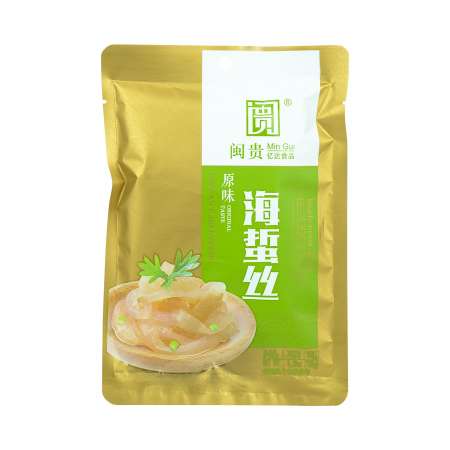 MIN GUI Instant Jellyfish Original Flavor 150g 闽贵 即食海蜇丝(原味) 150g 閩貴 即食海蜇絲(原味) 150g