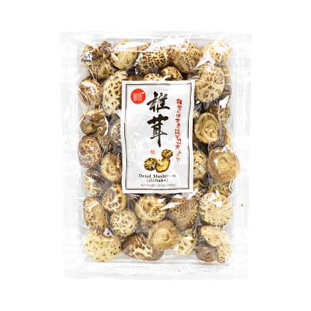 德成行【菌语】白花菇3-4cm 300g TAK SHING HONG 【JUN-YU】Dried Mushroom (Shiitake) 3-4cm 300g