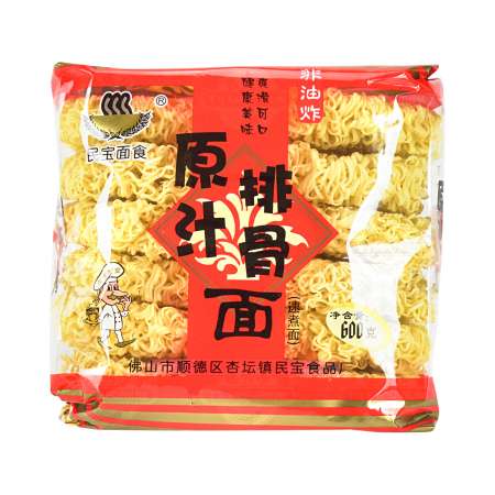 民宝面食原汁排骨面600g 美国德成行