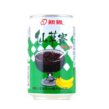台湾亲亲 仙草蜜 香蕉口味 315ml CHINCHIN Grass Jelly Drink Banana Flavor 315ml
