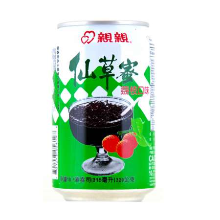 台湾亲亲 仙草蜜 荔枝口味 315ml CHINCHIN Grass Jelly Drink Lychee Flavor 315ml