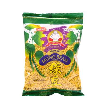 SUNLEE BRAND Mung Bean 400g 佛祖牌 去皮绿豆 400g 佛祖牌 去皮綠豆 400g