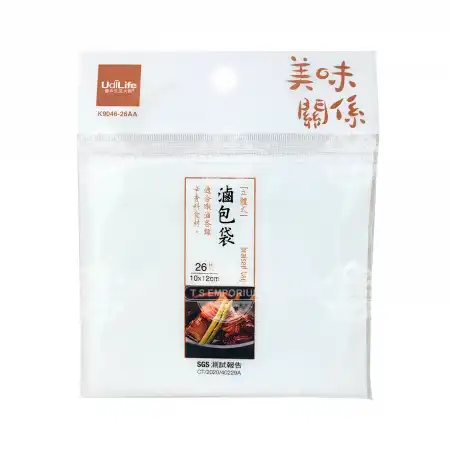 台湾优质生活大师 美味关系 一次性立体式 卤包袋(10X12cm) 26枚入