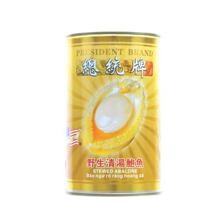总统牌 野生清汤鲍鱼 12PCS/425g  PRESIDENT BRAND Stewed White Sauce Abalone 12PCS/425g