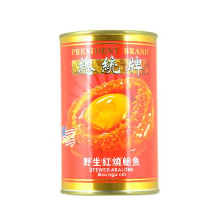 总统牌 野生红烧鲍鱼 12PCS/425g  PRESIDENT BRAND Stewed Red Sauce Abalone 12PCS/425g