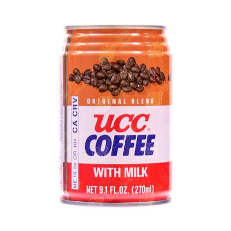UCC Original Blend Coffee With Milk Can 270ml 日本UCC 咖啡+牛奶(罐装) 270ml 日本UCC 咖啡+牛奶(罐裝) 270ml
