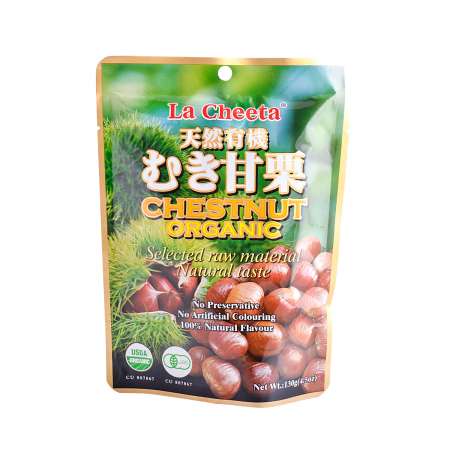 La Cheeta Organic Roasted Chestnut 130g La Cheeta 天然有机甘栗 130g La Cheeta 天然有機甘栗 130g