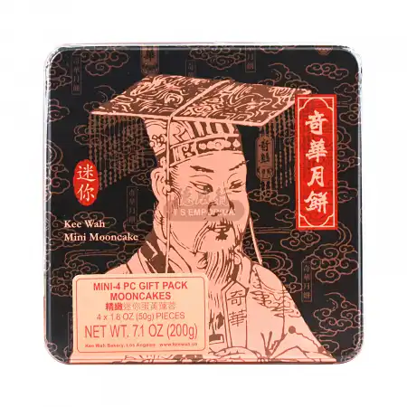 KEE WAH Mini Lotus Seed Paste Mooncake (1 Yolk) 4pcs/200g
