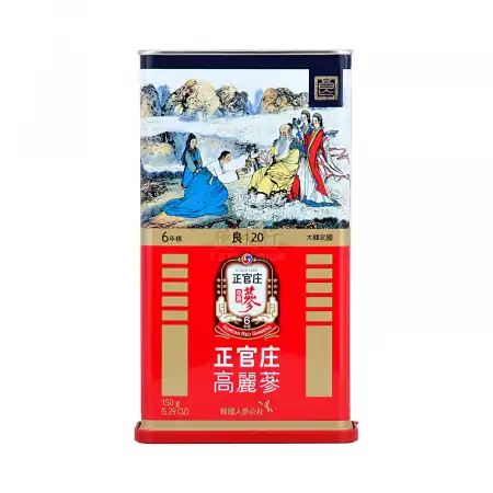 韩国正官庄 高丽参 (红参) 6年根-良20 (4两) 150g