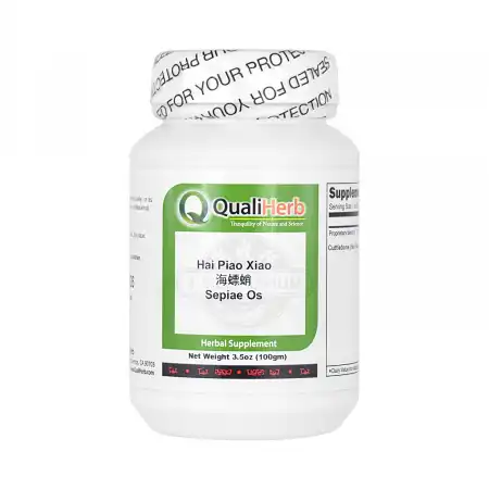 SHENG CHANG QualiHerb Chinese Herb Extract Powder -  Hai Piao Xiao (Cuttlebone) 100g/3.5oz