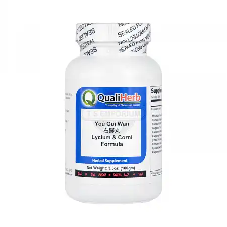 SHENG CHANG QualiHerb Chinese Herb Extract Powder -  You Gui Wan (Lycium & Corni Formula) 100g/3.5oz