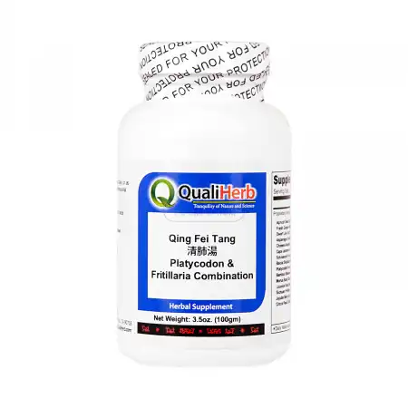 SHENG CHANG QualiHerb Chinese Herb Extract Powder -  Qing Fei Tang (Platycodon & Fritillaria Combination) 100g/3.5oz