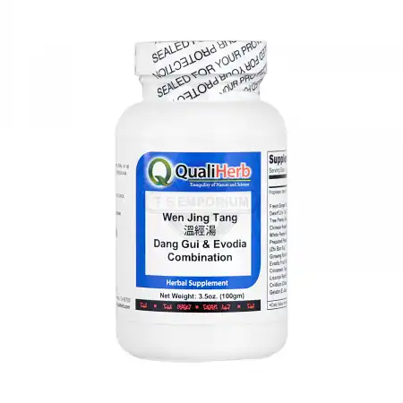 SHENG CHANG QualiHerb Chinese Herb Extract Powder -  Wen Jing Tang (Dang Gui & Evodia Combination) 100g/3.5oz