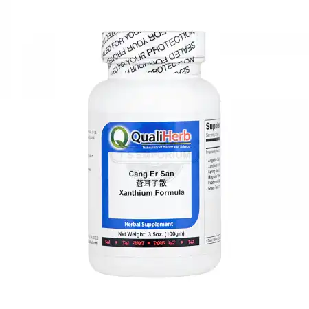 SHENG CHANG QualiHerb Chinese Herb Extract Powder -  Cang Er San (Xanthium Formula) 100g/3.5oz