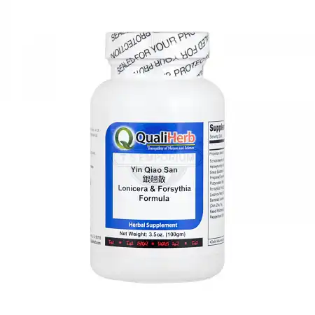 SHENG CHANG QualiHerb Chinese Herb Extract Powder -  Yin Qiao San (Lonicera & Forsythia Formula) 100g/3.5oz