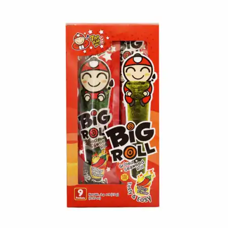 TAO KAE NOI Grilled Seaweed Roll, Spicy Flavor 9packets/27g