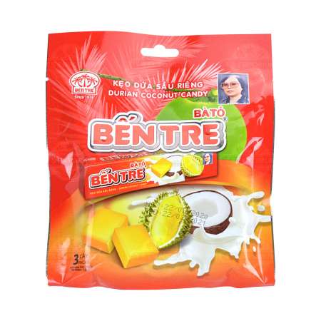越南BENTRE 榴梿椰汁软糖 142g BENTRE Mango Gummy 142g