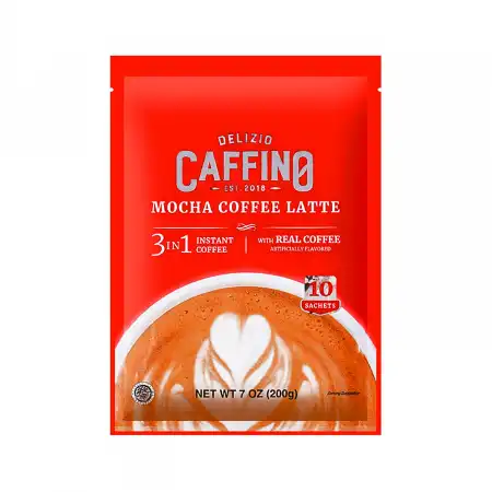 DELIZIO CAFFINO 3 in 1 Instant Mocha Coffee Latte 10pcs/200g