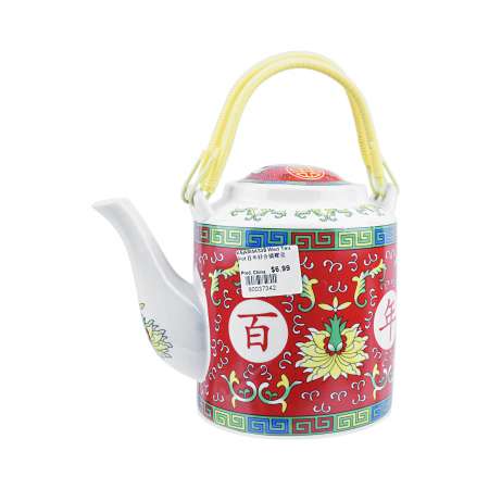 Wedding teapot for Chinese Style 6.5“ 婚宴陶瓷茶壶 桥梁壶(百年好合) 婚宴陶瓷茶壺 橋梁壺(百年好合)