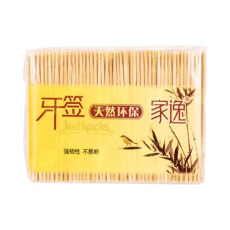 Tooth Pick 1Bag 家逸 牙签(天然环保) 家逸 牙簽(天然環保)