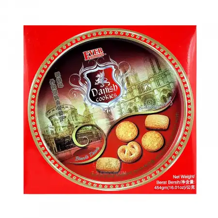EVER DELICIOUS  丹麦黄油曲奇饼-红罐 454g
