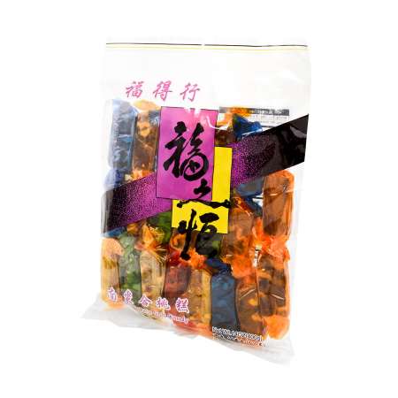 FU DE XIANG Walnut Date Soft Candy 14oz 福得行 南枣合桃糕 14oz 福得行 南棗合桃糕 14oz