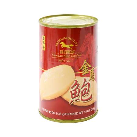 ROXY Abalone Type Topshell canned (5H) 15oz 力成 墨西哥金马鲍 (5头) 15oz 力成 墨西哥金馬鮑 (5頭) 15oz