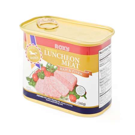ROXY Lunchoen Meat Ham & Pork 马牌 午餐肉 12oz 馬牌 午餐肉 12oz
