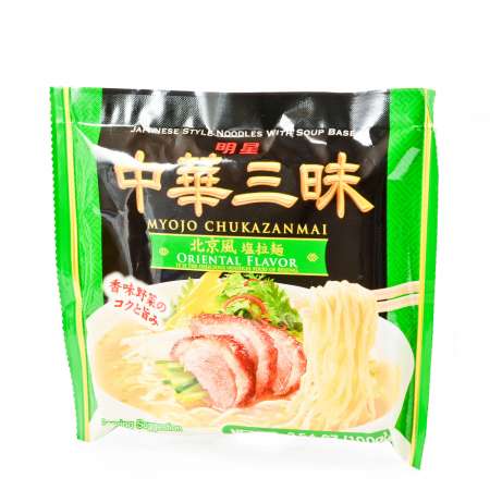 MYOJO CHUKAZANMAI Japanese Style Noodles With Soup Base Oriental Flavor 100g 中华三味 北京拉面 100g 中華三味 北京拉面 100g