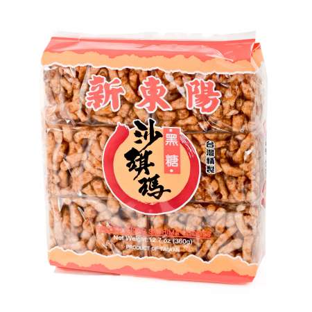 HSIN TUNG YANG Brown Sugar Sachima(L) 360g 台湾新东阳 黑糖沙琪玛 360g 台灣新東陽 黑糖沙琪瑪 360g