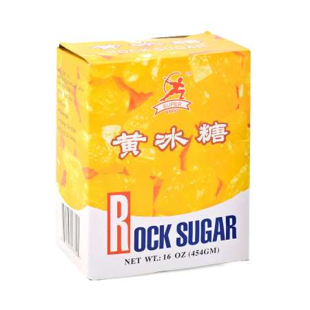 SUPER Yellow Rock Sugar 454g 大力士 黄冰糖 454g 大力士 黃冰糖 454g