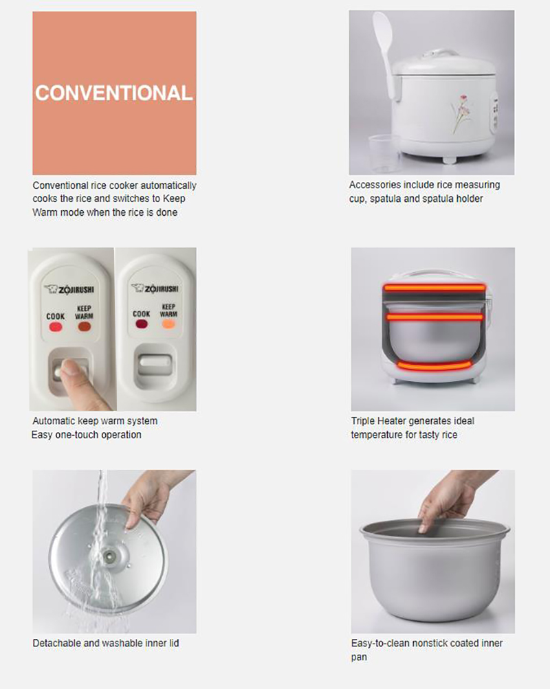 ZOJIRUSHI Automatic Rice Cooker & Warmer Metallic Gray 10cups (NS